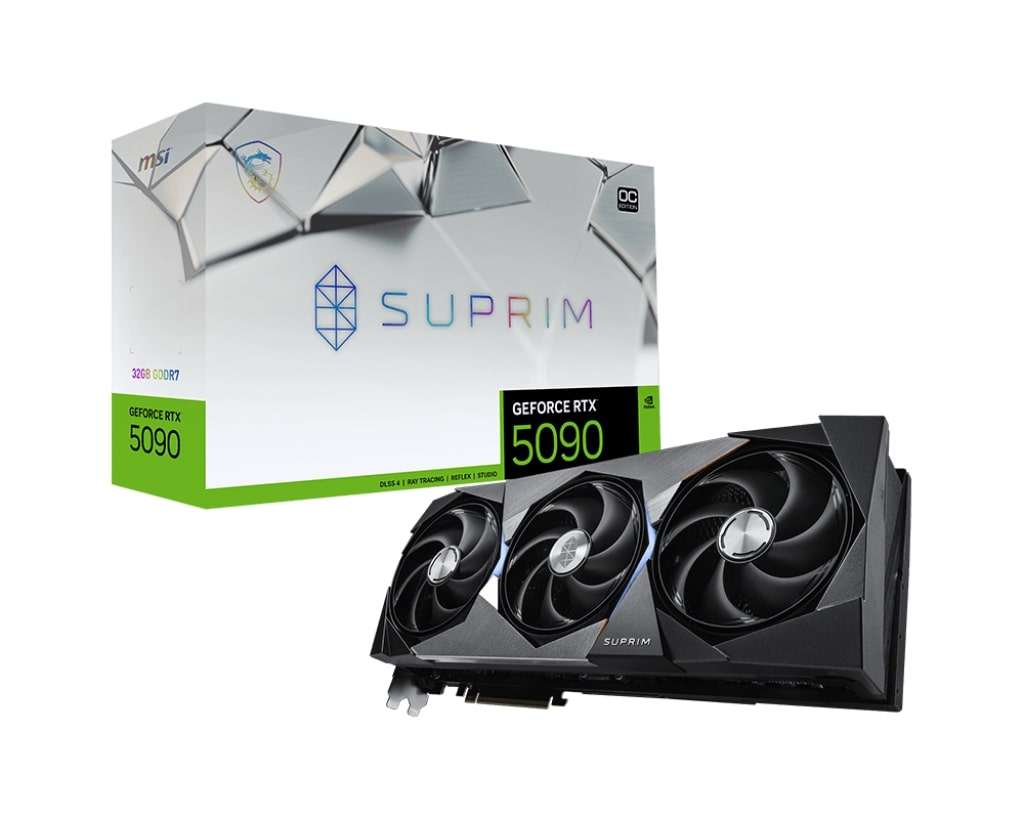 MSI GeForce RTX 5090 32G SUPRIM OC 32 GB GDDR7 512 Bit DLSS 4 Gaming (Oyuncu) Ekran Kartı