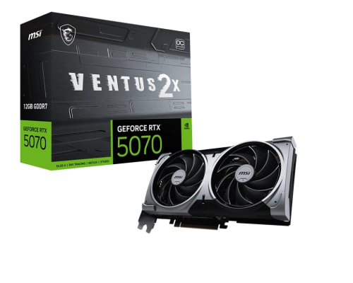 MSI GeForce RTX 5070 12G VENTUS 2X OC GDDR7 192Bit DX12 Gaming (Oyuncu) Ekran Kartı