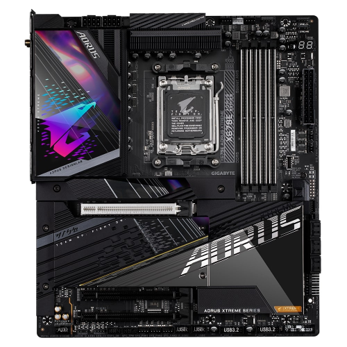 Gigabyte X670E X670 Soket AM5 DDR5 8000MHz(OC) E-ATX Gaming (Oyuncu) Anakart