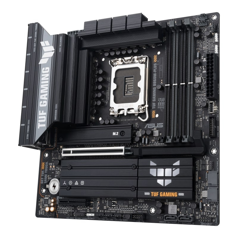 ASUS TUF B860M-PLUS Intel B860 Soket 1851 DDR5 8800+(OC)MHz mATX Gaming (Oyuncu) Anakart