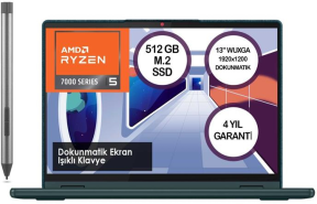 Lenovo Yoga 6 13ABR8 83B2009NTX Ryzen 5 7530U 8 GB 512 GB SSD 13.3″ WUXGA FreeDOS Notebook