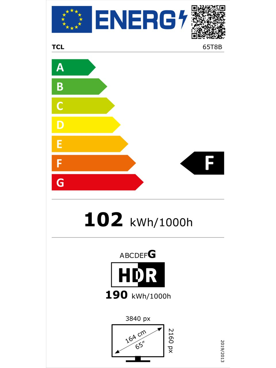 TCL 65T8B 4K Ultra HD 65″ 165 Ekran Uydu Alıcılı Google Smart QLED TV