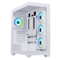 Bitfenix Ceto Premium White 750W 80+ Bronze PSU 4x120mm ARGB Fan ATX Temperli Cam Beyaz Gaming (Oyuncu) Kasa
