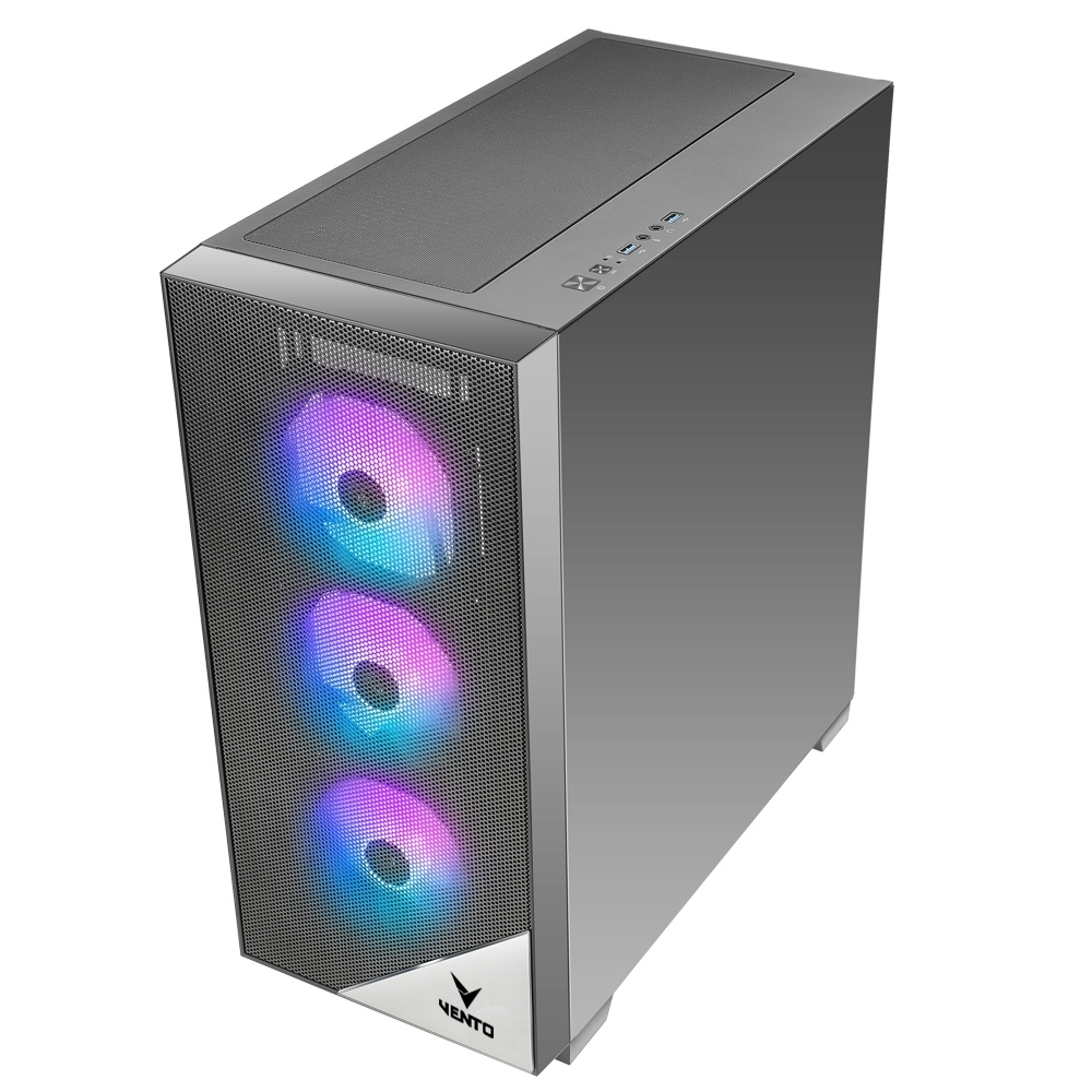 VENTO VG4051L FSP 750W GEN5 4x120mm ARGB Fan USB 3.0 Mesh E-ATX Gaming (Oyuncu) Kasa