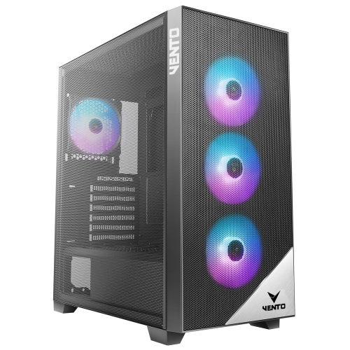 VENTO VG4051L FSP 750W GEN5 4x120mm ARGB Fan USB 3.0 Mesh E-ATX Gaming (Oyuncu) Kasa