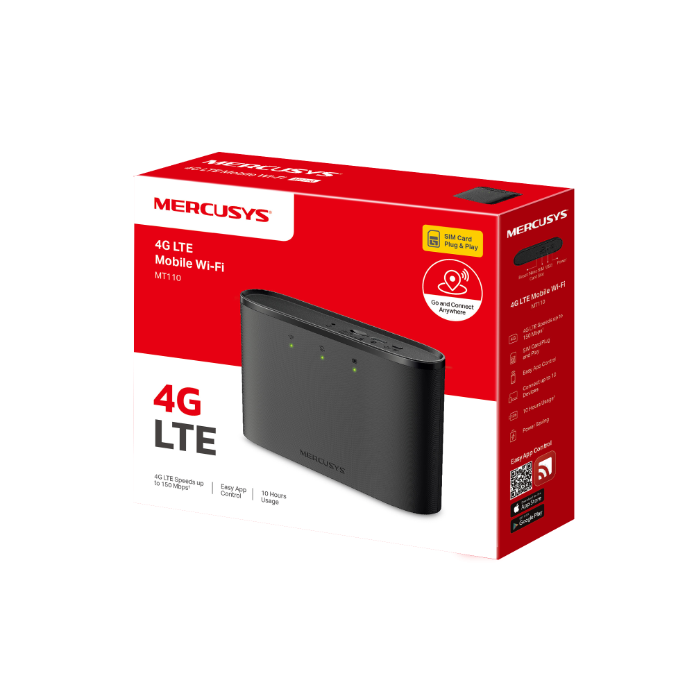 Mercusys MT110 4G LTE Wi-Fi Taşınabilir Modem