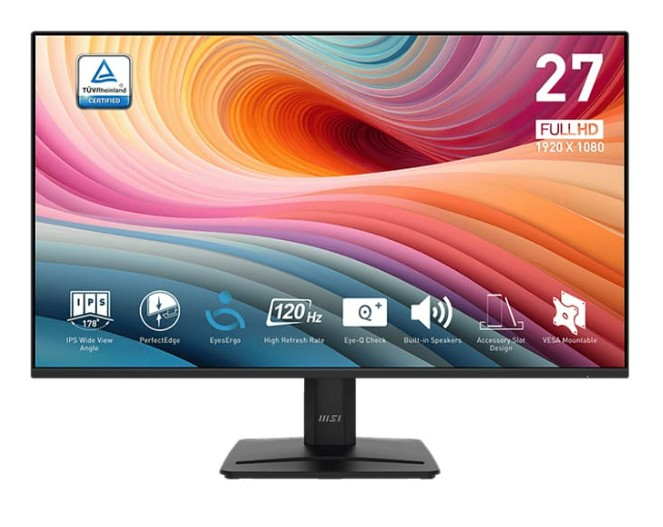 MSI Pro MP275 E2 27″ 1ms 120Hz Adaptive-Sync IPS FHD Monitör