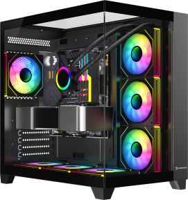GamePower Warcry TopGlass 4xARGB Temperli Cam ATX Gaming (Oyuncu) Kasa
