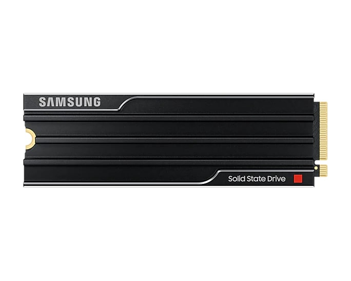 Samsung 9100 PRO w/Heatsink MZ-VAP1T0CW 1TB 14700-14800MB/s PCIe NVMe M.2 SSD Disk