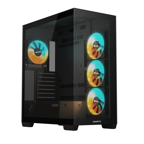 Gigabyte C500 GB-C500P ST Panoramic Stealth Glass USB 3.0 USB-C ATX Mid Tower Gaming (Oyuncu) Kasası