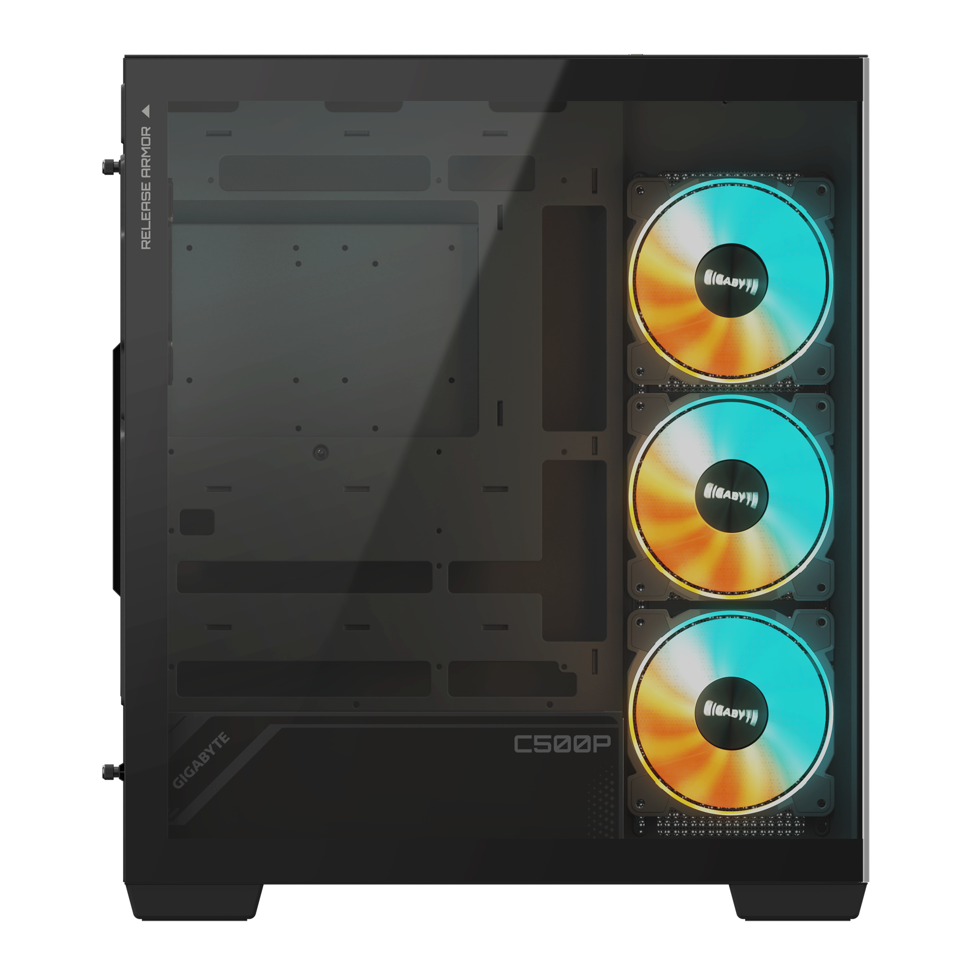 Gigabyte C500 GB-C500P ST Panoramic Stealth Glass USB 3.0 USB-C ATX Mid Tower Gaming (Oyuncu) Kasası