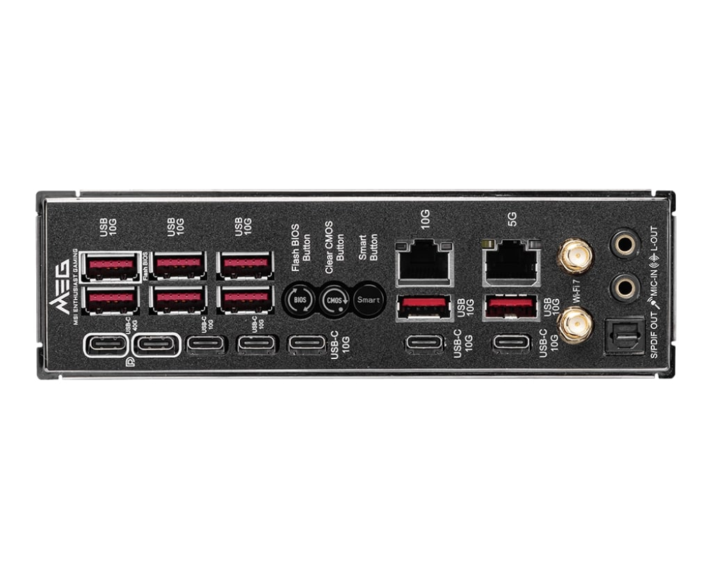 MSI MEG X870E GODLIKE WIFI Amd AM5 DDR5 8400+(OC)MHz E-ATX Gaming (Oyuncu) Anakart