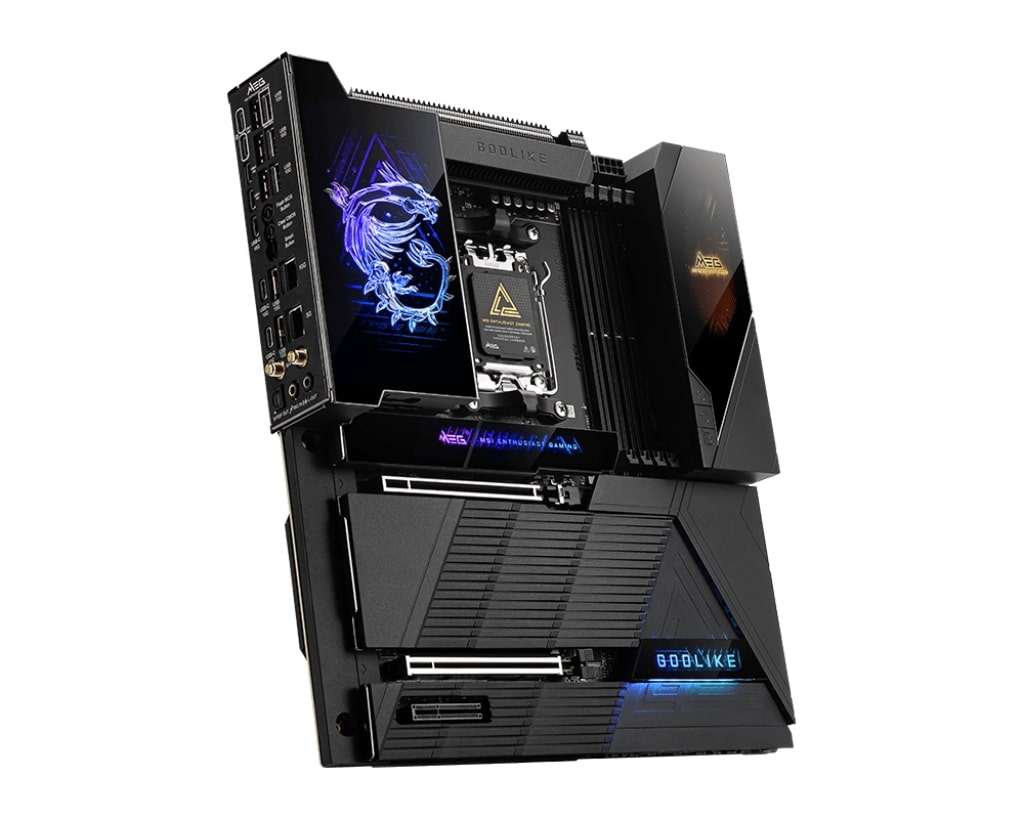 MSI MEG X870E GODLIKE WIFI Amd AM5 DDR5 8400+(OC)MHz E-ATX Gaming (Oyuncu) Anakart