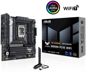 ASUS TUF GAMING B860M-PLUS WIFI Intel B860 Soket 1851 8800+(OC)MHz mATX Gaming (Oyuncu) Anakart
