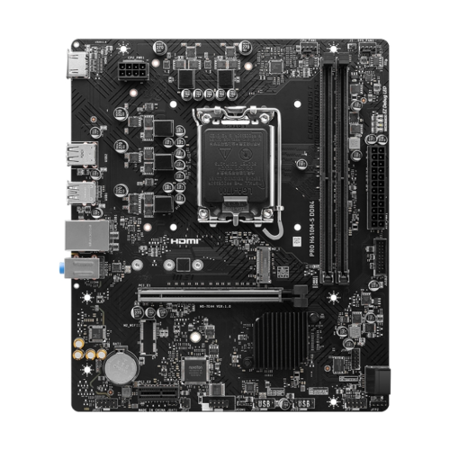 MSI PRO H610M-S DDR4 Intel H610 Soket 1700 DDR4 3200MHz mATX Gaming (Oyuncu) Anakart