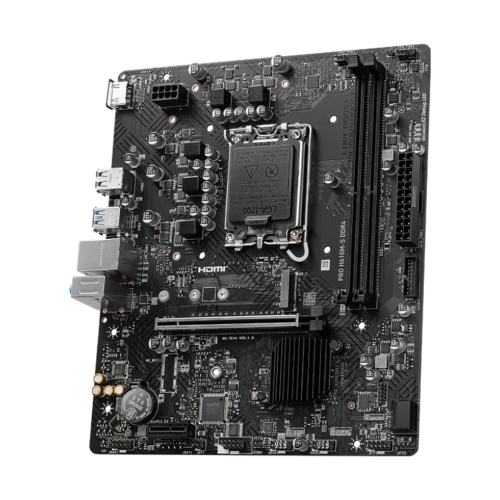 MSI PRO H610M-S DDR4 Intel H610 Soket 1700 DDR4 3200MHz mATX Gaming (Oyuncu) Anakart
