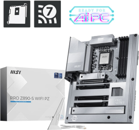 MSI PRO Z890-S WIFI PZ Intel LGA1851 Z890 DDR5 8800MHz(OC) ATX Gaming (Oyuncu) Anakart