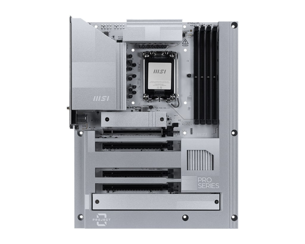 MSI PRO Z890-S WIFI PZ Intel LGA1851 Z890 DDR5 8800MHz(OC) ATX Gaming (Oyuncu) Anakart