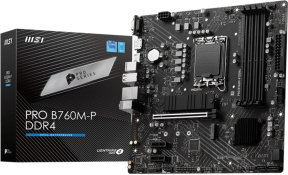 MSI PRO B760M-B DDR4 Intel B760 Soket 1700 DDR4 4800MHz mATX Gaming (Oyuncu) Anakart