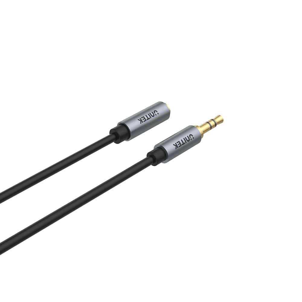 Unitek 3.5mm AUX (M) to (F) Uzatma Kablosu 1Mt (Y-C932ABK)