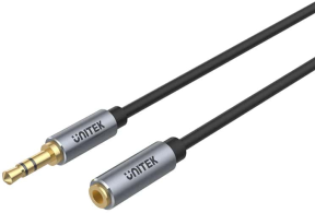 Unitek 3.5mm AUX (M) to (F) Uzatma Kablosu 1Mt (Y-C932ABK)