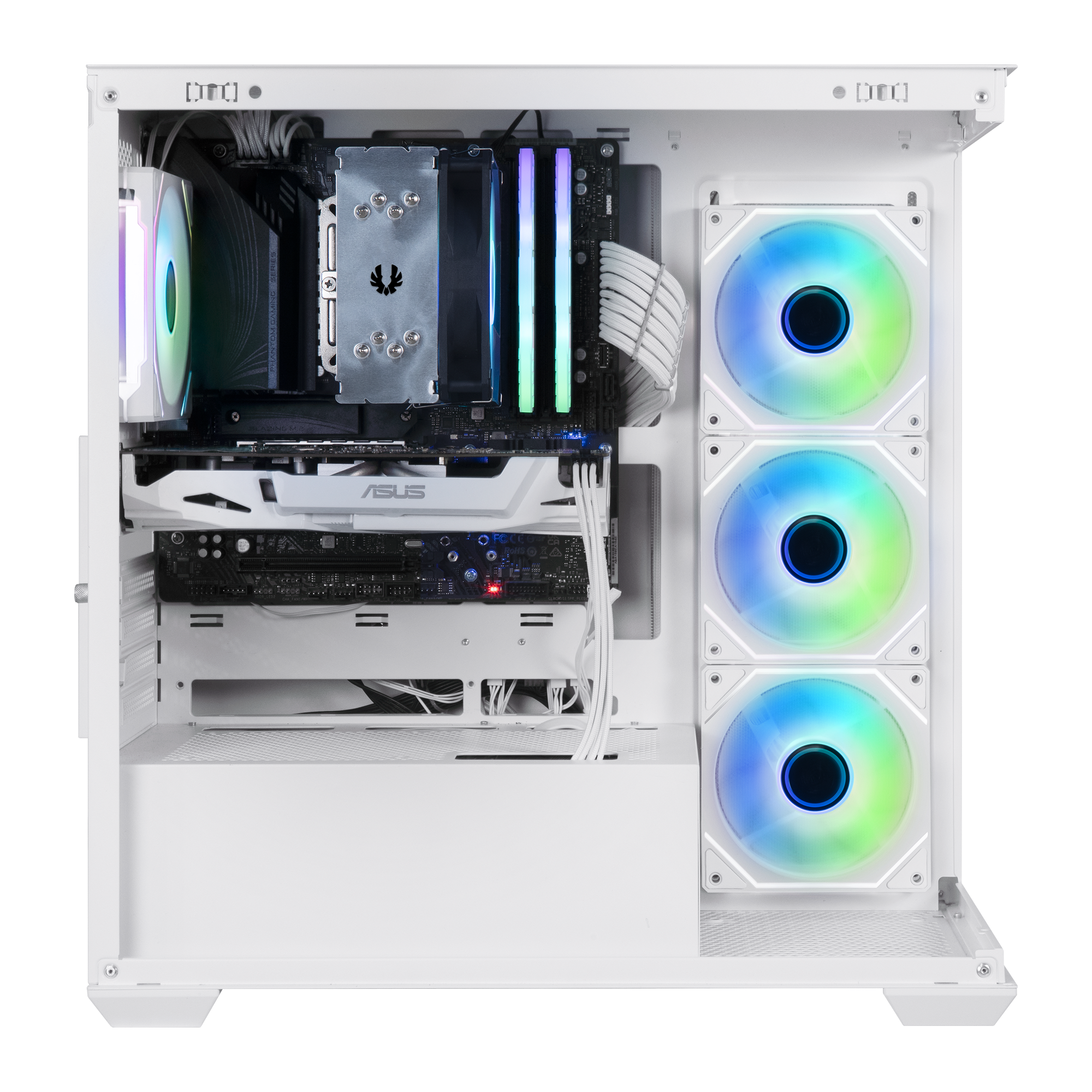 Bitfenix E1 Air Cooler ARGB Black 120mm Kule Tipi İşlemci Soğutucu