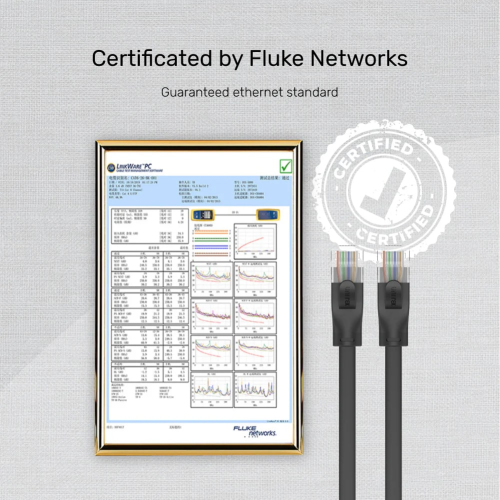 Unitek CAT6 1Mt Flat Patch Ethernet Kablosu (C1809GBK)