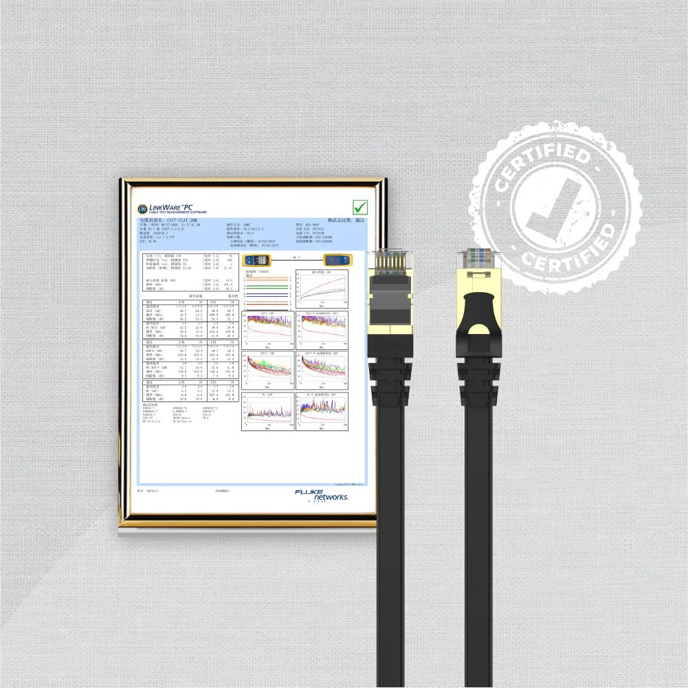 Unitek CAT7 20Mt Flat Patch Ethernet Kablosu (C1897BK-20M)