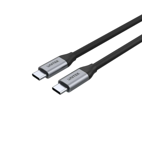 Unitek Type-C to Type-C (100W) 1Mt (4K 10Gbps Görüntü Aktarımı) Hızlı Şarj Kablosu (C14082ABK)