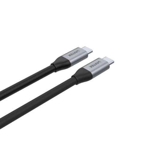 Unitek Type-C to Type-C (100W) 1Mt (4K 10Gbps Görüntü Aktarımı) Hızlı Şarj Kablosu (C14082ABK)