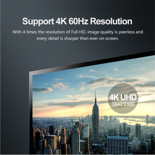 Unitek Displayport Kablo v1.2 4K 1.5Mt (Y-C607BK)