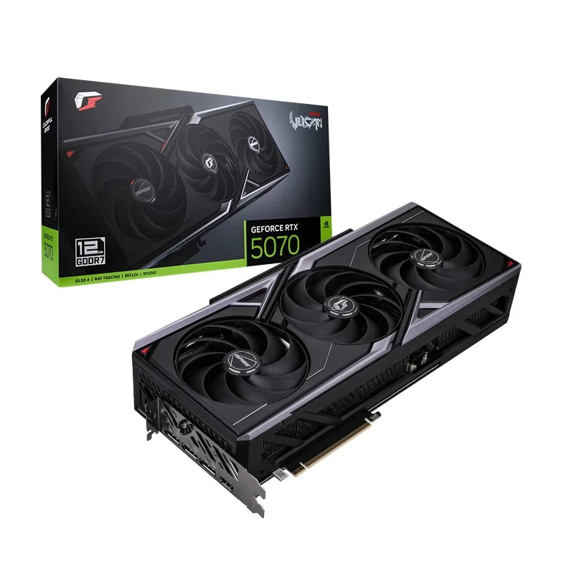 COLORFUL iGame GeForce RTX 5070 Vulcan OC GDDR7 192Bit (OC 12GB-V) 12GB Gaming (Oyuncu) Ekran Kartı