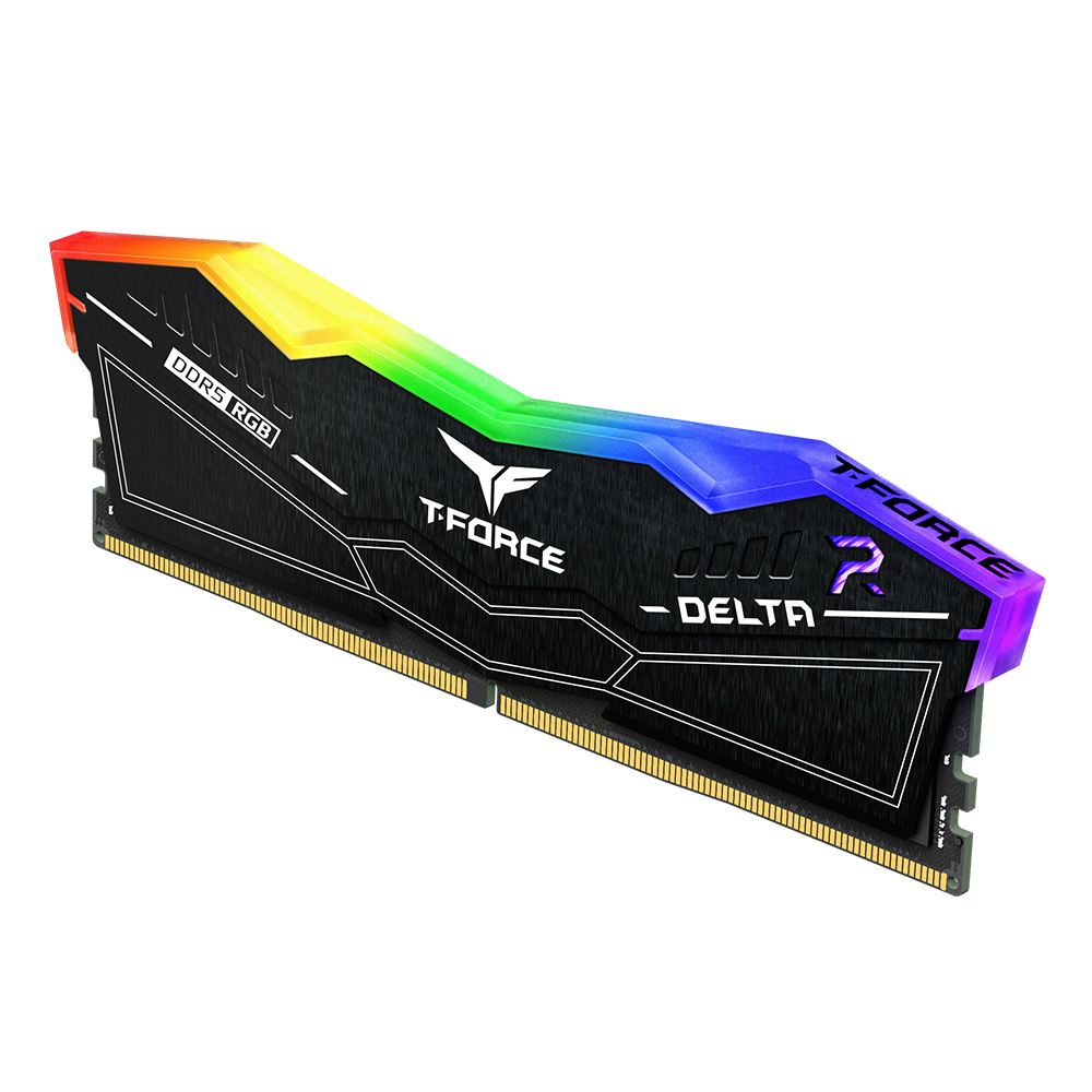 Team T-Force DELTA RGB 32 GB (2X16GB) 5600 MHz DDR5 CL38 Siyah Gaming Ram (FF3D532G5600HC38GDC01)