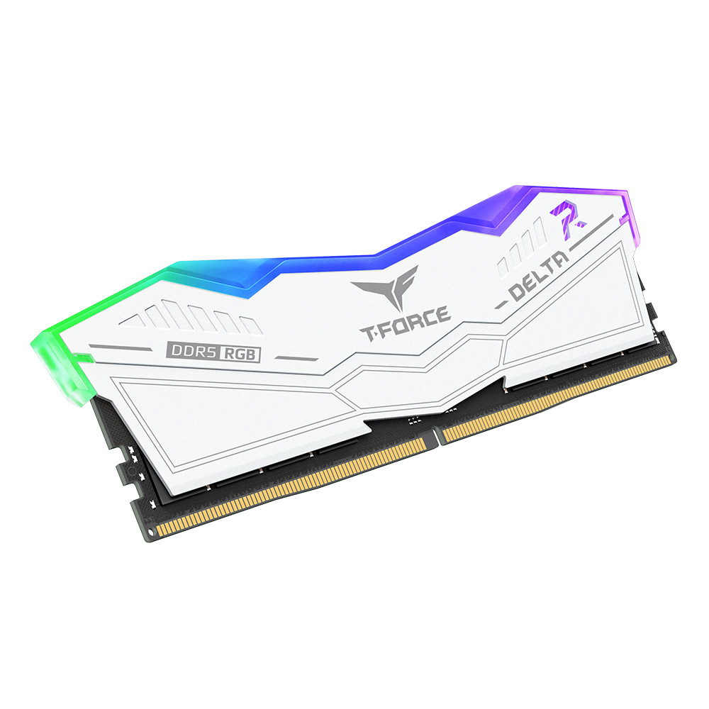 Team T-Force DELTA RGB 32 GB (2X16GB) 5600 MHz DDR5 CL38 Beyaz Gaming Ram (FF4D532G5600HC38GDC01)