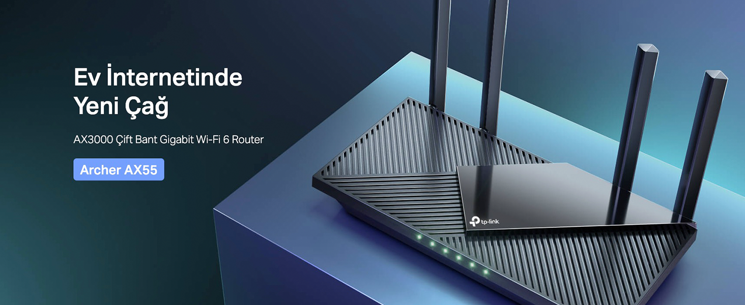 TP-Link Archer AX55 Dual Bant Gigabit Wi-Fi 6 Router