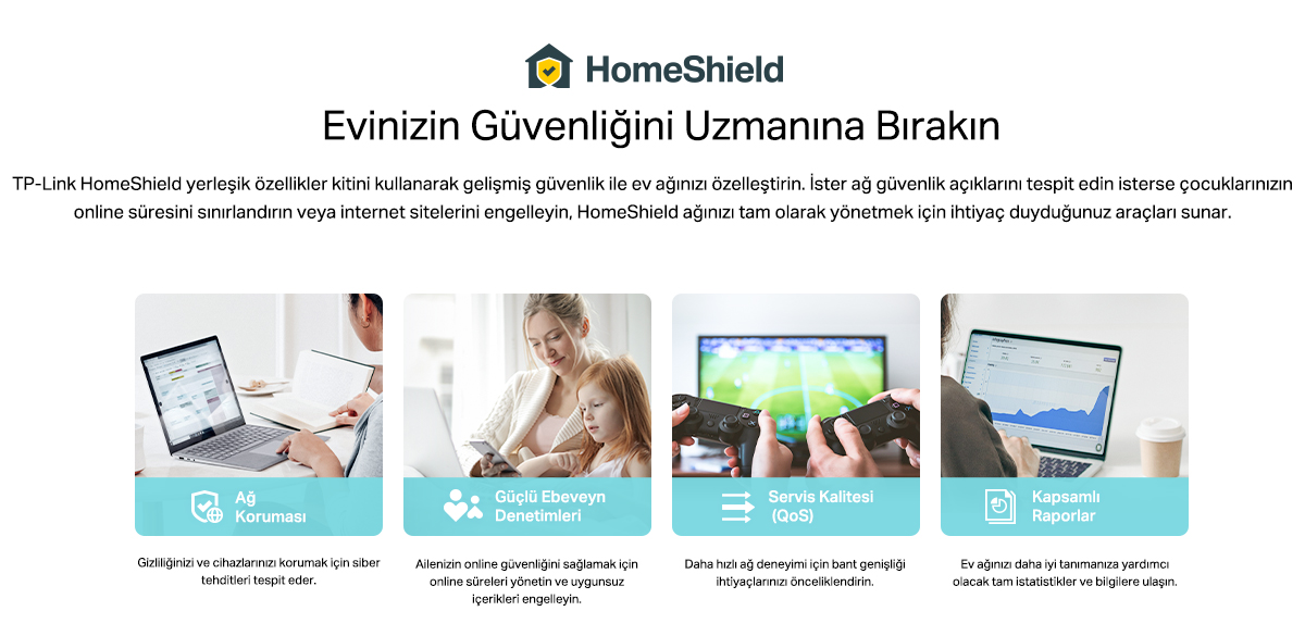 TP-Link Deco X73-DSL Ev Wi-Fi 6 Sistemi (Tekli)