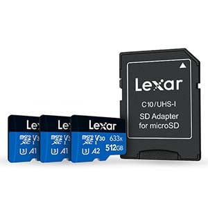Lexar 64GB LSDMI64GBB633A 633X UHS-I 100MB/s /45MB/s MicroSD Hafıza Kartı