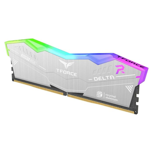 Team T-Force DELTA RGB ECO SİLVER 64 GB (2X32GB) 6000 MHz DDR5 CL38 Beyaz Gaming Ram (FF2D564G6000HC38JDC01)