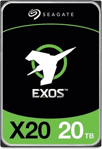 Seagate Exos X20 ST20000NM007D 20TB 256MB 3.5” SATA 3 7/24 Güvenlik Diski
