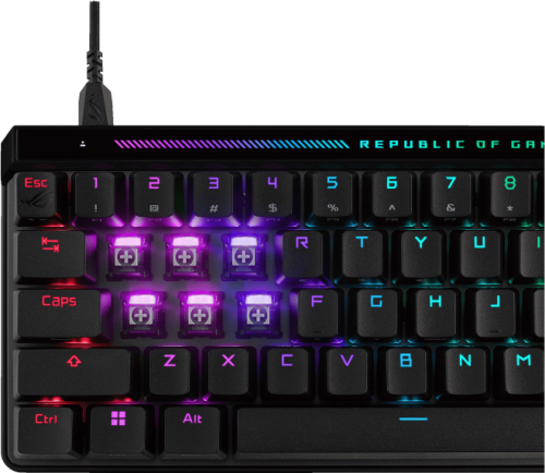 ASUS ROG Falchion Ace HFX ROG HFX Manyetik Switch RGB Türkçe Mekanik Gaming Klavye
