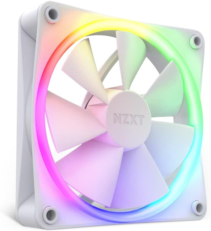 NZXT F120RGB RF-R12TF-W1 120mm Üçlü Beyaz Kasa Fanı