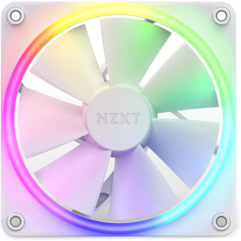 NZXT F120RGB RF-R12TF-W1 120mm Üçlü Beyaz Kasa Fanı