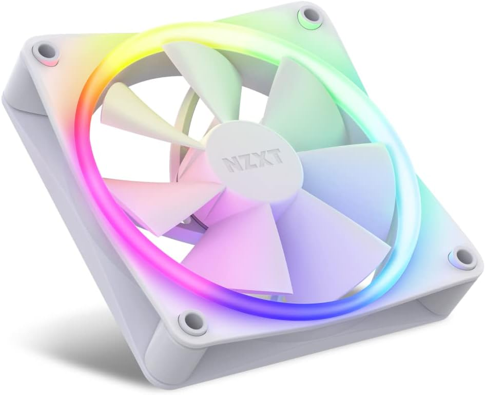NZXT F120RGB RF-R12TF-W1 120mm Üçlü Beyaz Kasa Fanı