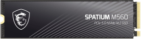 MSI Spatium M560 1 TB 10300/8700MB/s PCIe Gen5.0 NVMe M.2 SSD Disk