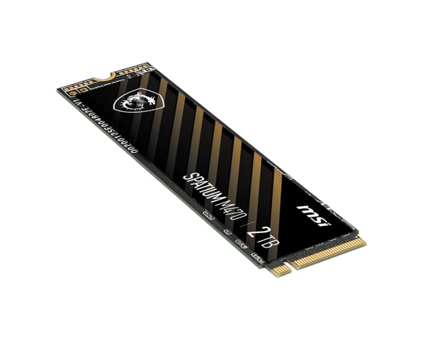 MSI Spatium M470 PRO 2TB 6000/5000MB/s PCIe Gen 4.0 NVMe M.2 SSD Disk