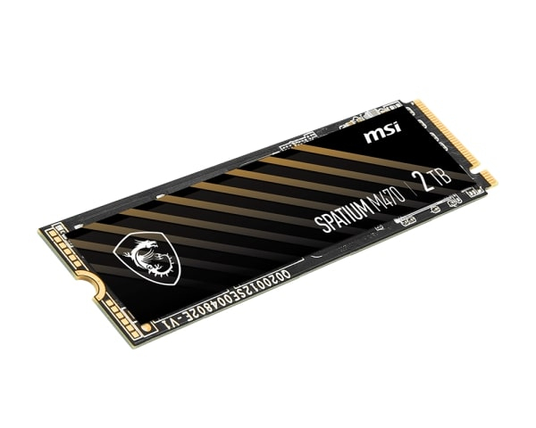MSI Spatium M470 PRO 2TB 6000/5000MB/s PCIe Gen 4.0 NVMe M.2 SSD Disk