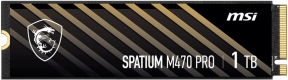 MSI Spatium M470 PRO 1TB 6000/5000MB/s PCIe Gen 4.0 NVMe M.2 SSD Disk