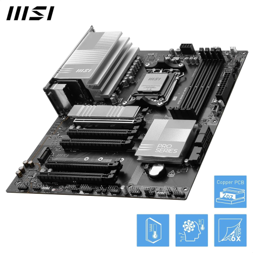 MSI PRO B840-P WIFI AM5 DDR5 8000MHZ(OC) ATX Gaming (Oyuncu) Anakart