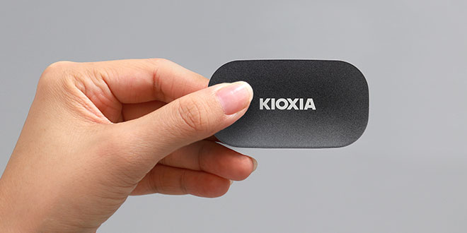 Kioxia Exceria Plus G2 LXD20K001TG8 1TB 1050/1000MB/s USB 3.2 Gen2 Type-C Taşınabilir SSD Disk