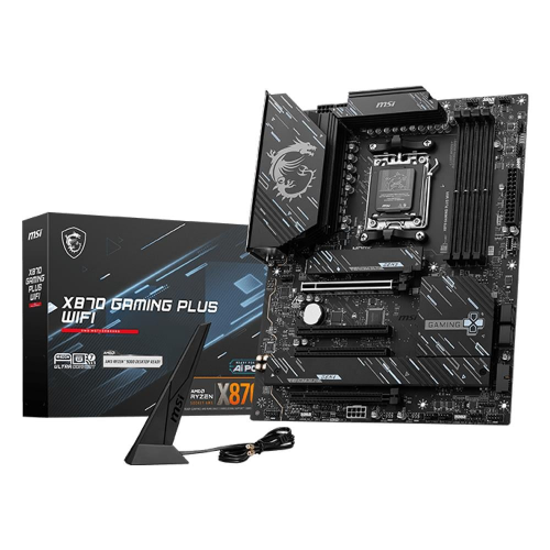 MSI X870 GAMING PLUS WIFI AMD X870 Soket AM5 DDR5 8200(OC)MHz ATX Gaming (Oyuncu) Anakart
